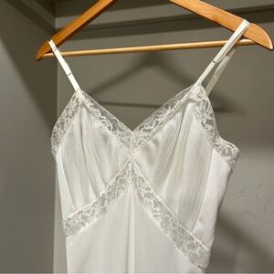 Vintage Lace White Trim Slip dress